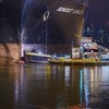 Завод Damen AKF установил за один день якорь и цепи на контейнерном судне Benedict Schulte